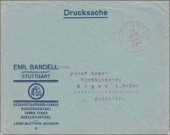 Gebühr Bezahlt:  Drucksache Brief Aus Stuttgart - Covers & Documents