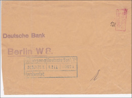 Gebühr Bezahlt: Brief Der Deutschen Bank 1923 - Brieven En Documenten