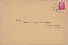 Bahnpost: Brief Mit Zugstempel Frankfurt -Basel 1930 - Lettres & Documents