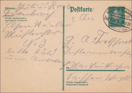 Bahnpost: Ganzsache Mit Zugstempel Köln-Mönchengladbach 1929 - Lettres & Documents