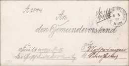 Dermbach/Feldabahn 1891 Nach Sondheim - Lettres & Documents