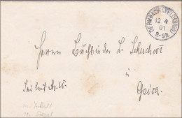 Dermbach/Feldabahn 1901 Nach Geisa - Lettres & Documents