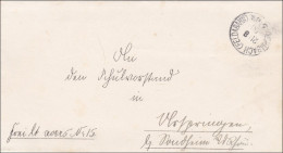 Dermbach/Feldabahn 1900 Nach Ostheim - Storia Postale