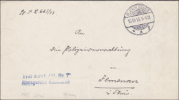 Amtsgericht Rudolstadt 1913 Nach Ilmenau - Brieven En Documenten
