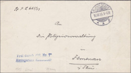 Amtsgericht Rudolstadt 1913 Nach Ilmenau - Briefe U. Dokumente