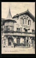 AK Oberammergau, Haus Des Christusdarstellers Anton Lang / Pension Villa Daheim  - Oberammergau