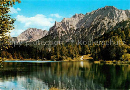 72739850 Lautersee Mittenwald Gegen Karwendelspitze Lautersee Mittenwald - Mittenwald