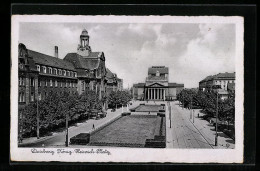 AK Duisburg, König-Heinrich-Platz  - Duisburg