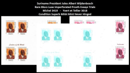 1999 USA UN World Leaders Millennium Summit - Suriname Netherlands President Jules Albert Wijdenbosch - Rare Set MNH - Sonstige & Ohne Zuordnung