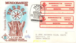 730877 MNH ESPAÑA 1986 MUNDOBASKET-86 - Unused Stamps