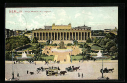 AK Berlin, Königliches Museum Im Lustgarten Mit Denkmal  - Mitte