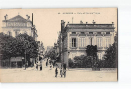 AUXERRE - Porte Et Rue Du Temple - Très Bon état - Auxerre