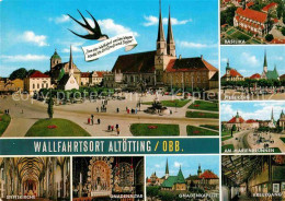 72739736 Altoetting Stiftskirche Basilika Pilgerzug Marienbrunnen Gnadenkapelle  - Altoetting