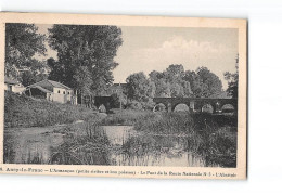 ANCY LE FRANC - L'Armançon - Le Pont De La Route Nationale - L'Abattoir - Très Bon état - Ancy Le Franc