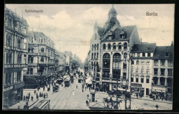 AK Berlin, Spittelmarkt Mit Geschäften Und Strassenbahn  - Mitte