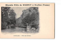 AVALLON - Pont Des Gardes - Biscuits Félix De Razout à Avallon - Très Bon état - Avallon