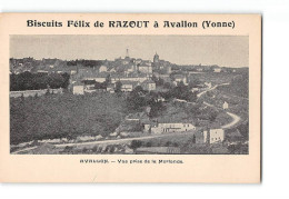 AVALLON - Vue Prise De La Morlande - Biscuits Félix De Razout à Avallon - Très Bon état - Avallon