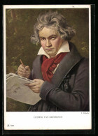 Künstler-AK Ludwig Van Beethoven Komponiert  - Artiesten