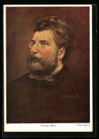 Künstler-AK Georges Bizet, Portrait Des Komponisten  - Artistas