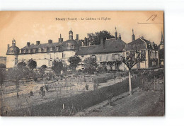TOUCY - Le Château Et L'Eglise - Très Bon état - Toucy