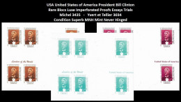 1999 USA UN World Leaders Millennium Summit - United States President Bill Clinton - Rare Set MNH - Sonstige & Ohne Zuordnung