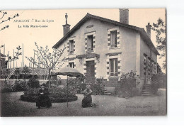AVALLON - Rue De Lyon - La Villa Marie Louise - Très Bon état - Avallon