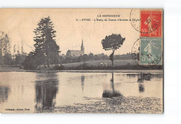 ATHIS - L'Etang De Queue D'Aronde Et L'Eglise - Très Bon état - Athis Mons