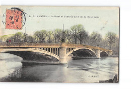 SURESNES - Le Pont Et L'entrée Du Bois De Boulogne - Très Bon état - Suresnes