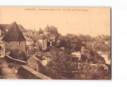 AVALLON - Pensionnat Jeanne D'Arc - La Ville Vue De La Terrasse - Très Bon état - Avallon