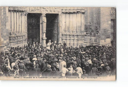 SENS - Inventaire De La Cathédrale - 10 Mars 1906 - Protestation De Mgr L'Archevêque - Très Bon état - Sens