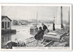 MAISONS ALFORT - Janvier 1910 - Campements Sur La Ligne Du Chemin De Fer PLM - Très Bon état - Maisons Alfort