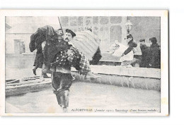 ALFORTVILLE - Janvier 1910 - Sauvetage D'une Femme Malade - Très Bon état - Alfortville