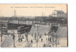 NOGENT - LE PERREUX - Place De La République - Le Pont De Mulhouse - Très Bon état - Nogent Sur Marne