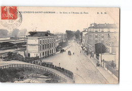 VILLENEUVE SAINT GEORGES - La Gare Et L'Avenue De Paris - Très Bon état - Villeneuve Saint Georges