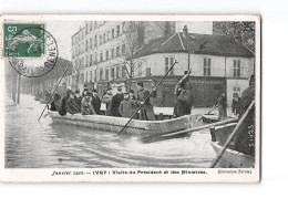 IVRY - Janvier 1910 - Visite Du Président Et Des Ministres - Très Bon état - Ivry Sur Seine