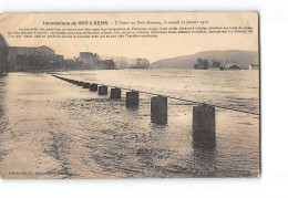 Inondations De 1910 à SENS - L'Yonne Au Petit Hameau - état - Sens