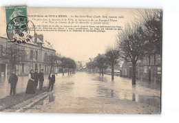 Inondations De 1910 à SENS - La Rue Saint Bond - Très Bon état - Sens