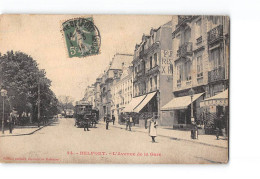 BELFORT - L'Avenue De La Gare - état - Belfort - Stad