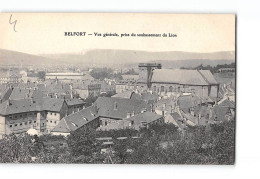 BELFORT - Vue Générale Prise Du Soubassement Du Lion - Très Bon état - Belfort - Ville