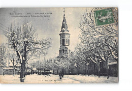 GAP Sous La Neige - Place Ladoucette Et Eglise Des Cordeliers - état - Gap