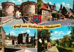 72739030 Buedingen Hessen Bruecke Torbogen Stadtmauer Altstadt Buedingen - Sonstige & Ohne Zuordnung