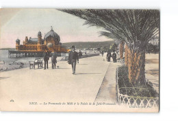 NICE - La Promenade Du Midi Et Le Palais De La Jetée Promenade - Très Bon état - Parcs Et Jardins