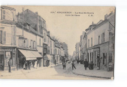 COLOMBES - La Rue Saint Denis Vers La Gare - état - La Garenne Colombes