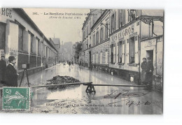 COURBEVOIE - La Banlieue Parisienne Inondée Janvier 1910 - La Rue De Saint Germain - Très Bon état - Courbevoie