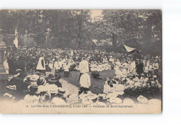 La Fête Dieu à COURBEVOIE - 2 Juin 1907 - Passage Du Saint Sacrement - Très Bon état - Courbevoie