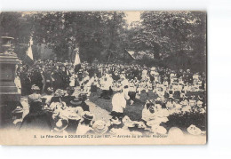 La Fête Dieu à COURBEVOIE - 2 Juin 1907 - Arrivée Au Premier Réposoir - Très Bon état - Courbevoie