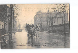 IVRY - Inondations De Janvier 1910 - La Rue De Seine - Déménagement D'une Famille Par Voiture - Très Bon état - Ivry Sur Seine