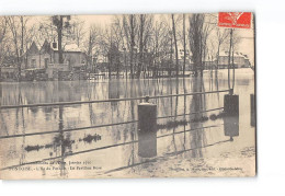 PONTOISE - Les Inondations De L'Oise - Janvier 1910 - L'Ile Du Pothuis - Le Pavillon Rose - état - Pontoise