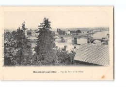 BEAUMONT SUR OISE - Vue Du Pont Et De L'Oise - Très Bon état - Beaumont Sur Oise