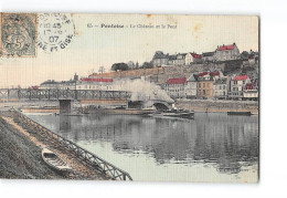 PONTOISE - Le Château Et Le Pont - Très Bon état - Pontoise